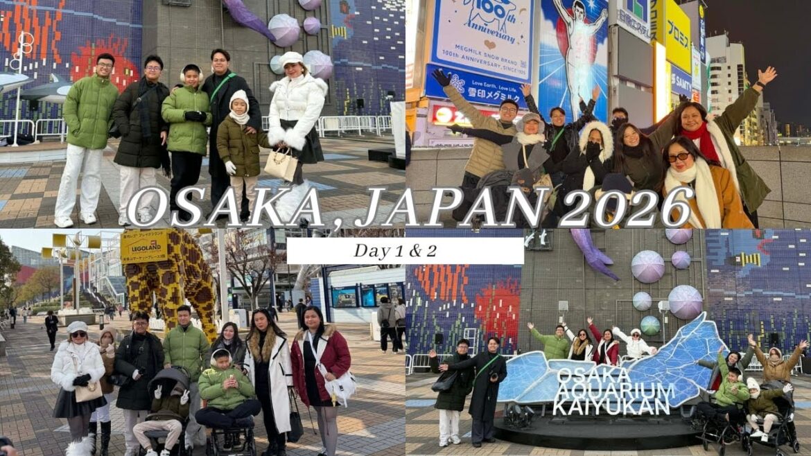 Japan Vlog 2026: Dotonbori Nights & Osaka Aquarium