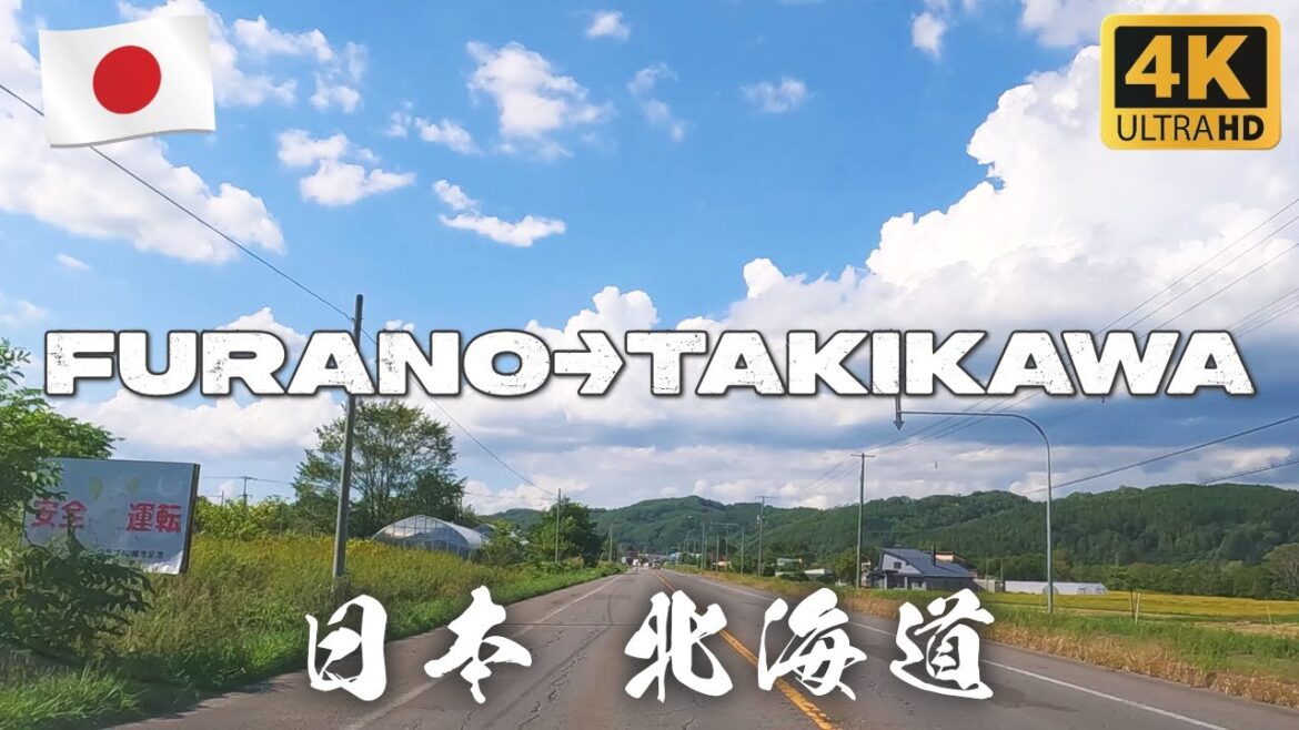 Hokkaido Summer Road Trip: Furano to Takikawa | Scenic Farmland & Rolling Hills of Japan 4K Hokkaido Summer Road Trip: Furano to Takikawa | Scenic Farmland & Rolling Hills of Japan 4K