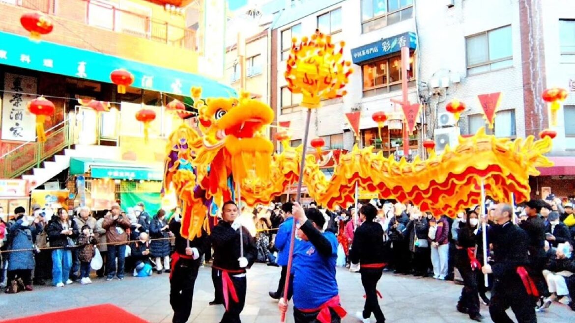 2026 南京町春節祭　南龍游行フィナーレ　@南京町