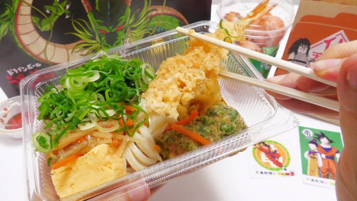 🥡Dragon Ball Udon Noodles Bento and Treats! Come forth, Shenron!