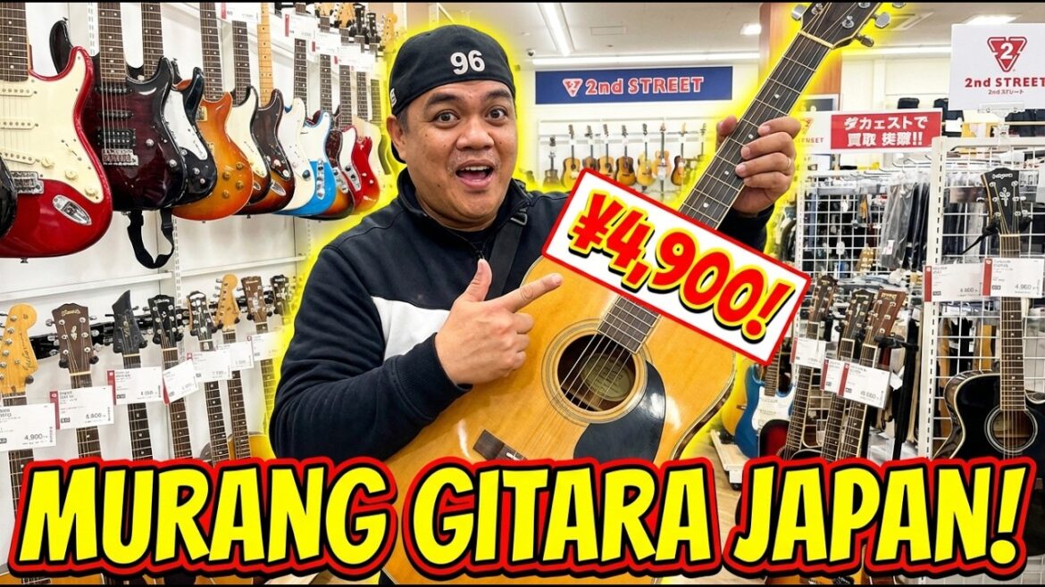 Saan ang Murang Gitara sa Japan? 🇯🇵 | Guitar Price Tour: 2nd Street Kitakyushu! 🎸✨