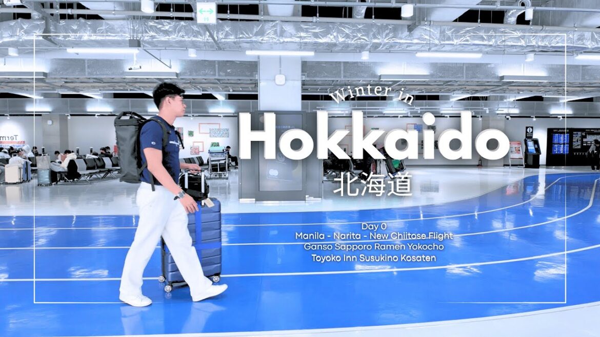 Winter in Hokkaido Japan | Part 1 - MNL to NRT to CTS flight, Toyoko Inn Susukino Kosaten Room Tour