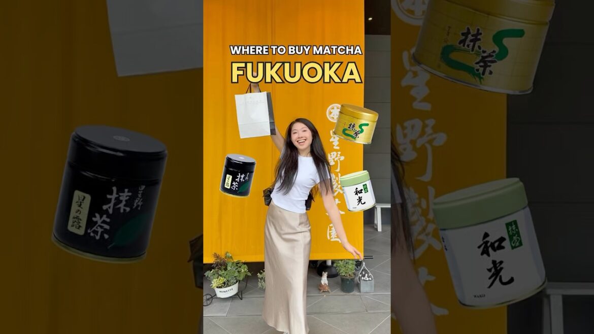 3 ULTIMATE SPOTS To Buy Matcha In Fukuoka #japan #matcha
