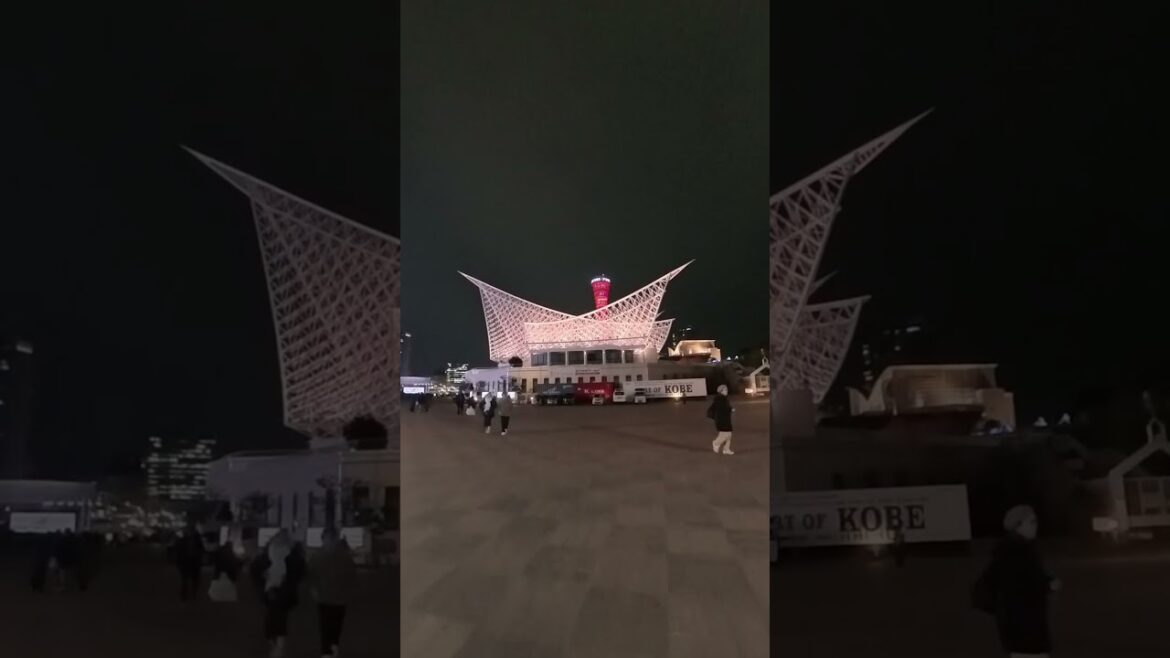 Kobe Harbor at Night　#Kobe #KobeHaror  #NightWalk #SilentWalk