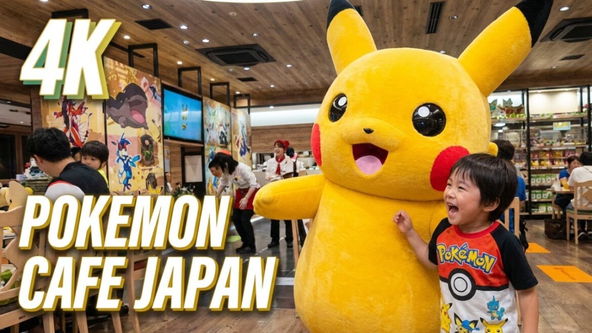 Full Pokemon Cafe Japan Tour 4K | Pikachu Meet & Greet