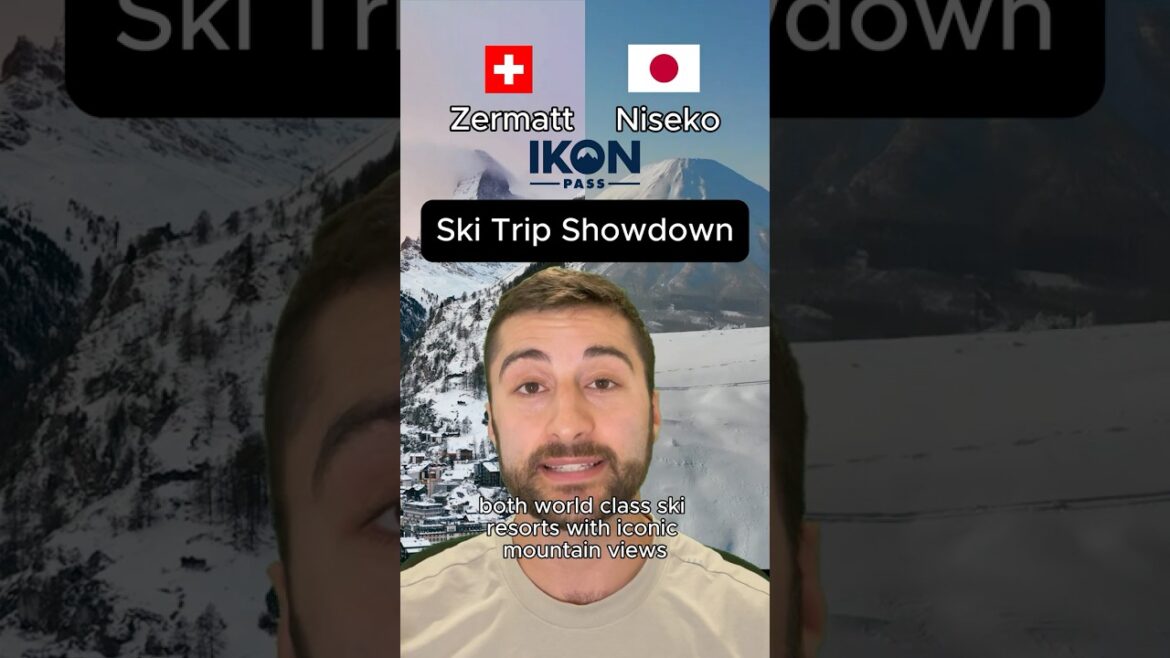 Niseko, Japan vs Zermatt, Switzerland: Ski Trip Showdown #ikonpass #niseko #zermatt #skitrips