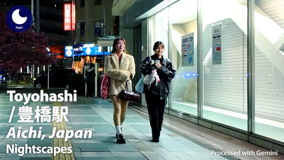⁴ᴷ Aichi: Toyohashi Station (愛知県: 豊橋駅) - Japan Walking Tour (February, 2026)