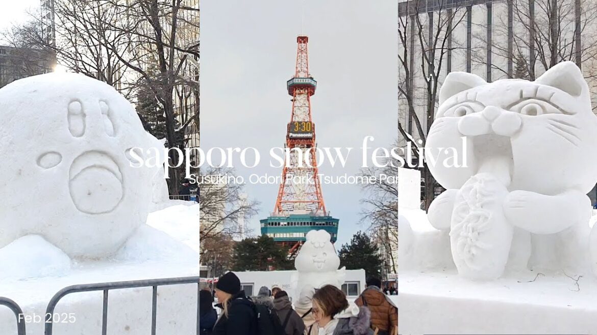 Sapporo Snow Festival 2025❄️ Japan Winter Travel Vlog
