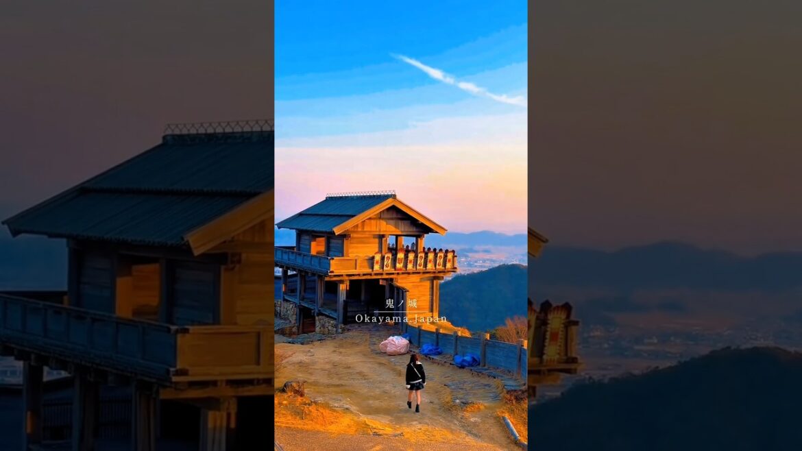 Okayama japan, ⛩️📍 Kinojo, Okayama prefecture, japan, #okayama
