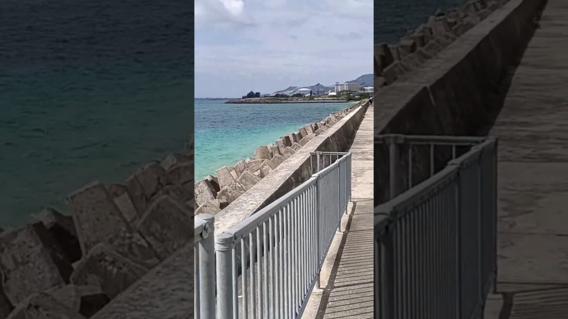 【Nago City】The promenade along Nago Bay from Nago Fishing Port to Enagic Stadium Nago① 【Nago City】The promenade along Nago Bay from Nago Fishing Port to Enagic Stadium Nago①