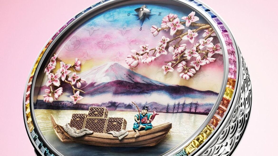 New Louis Vuitton pocket watch is an ode to Mount Fuji – it's a work of art