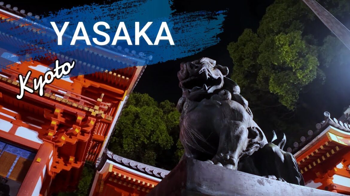🇯🇵 Yasaka Shrine Kyoto - Japan Walking Tour 4K