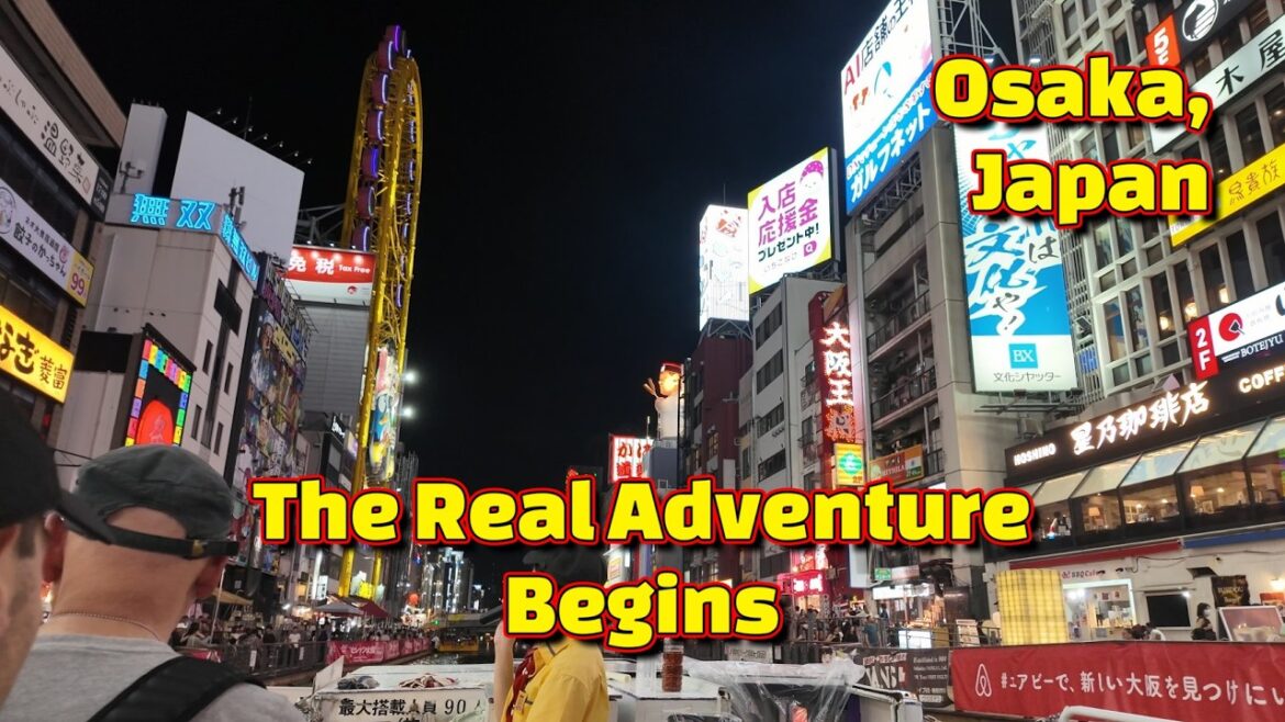 EXPLORING Osaka's AMAZING Nightlife Near Dotonbori River. #japan #travel  #expatlife