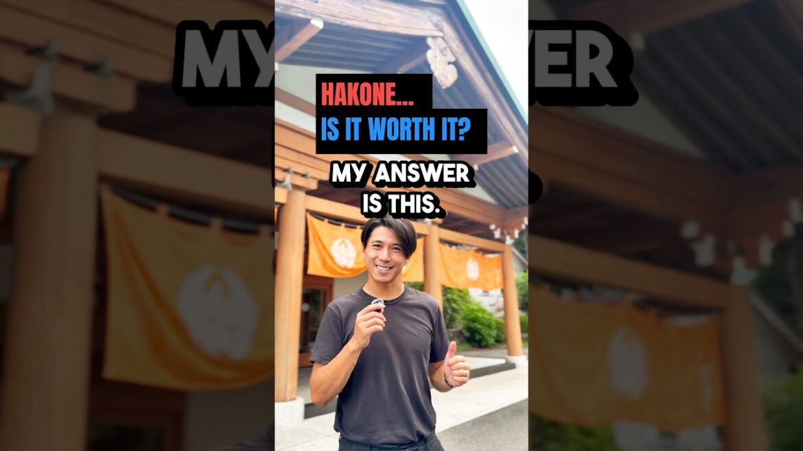 HAKONE ON A CLOUDY DAY?🗻🇯🇵#shorts