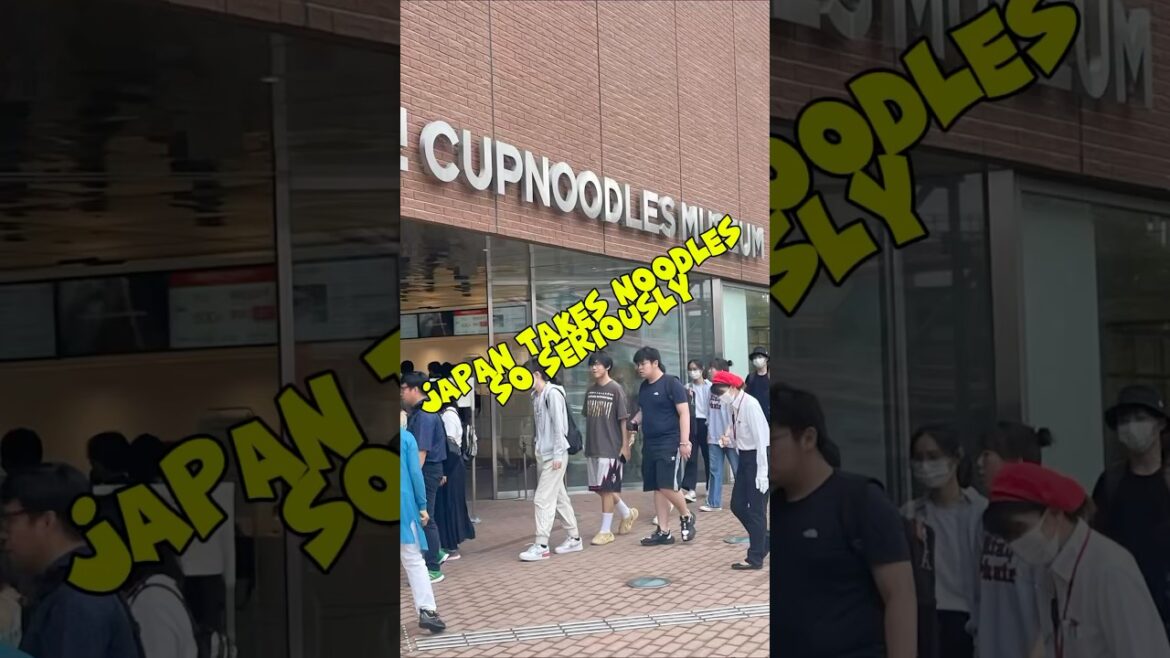 Cup Noodles + Japan = The Perfect Combo! 🍜🇯🇵