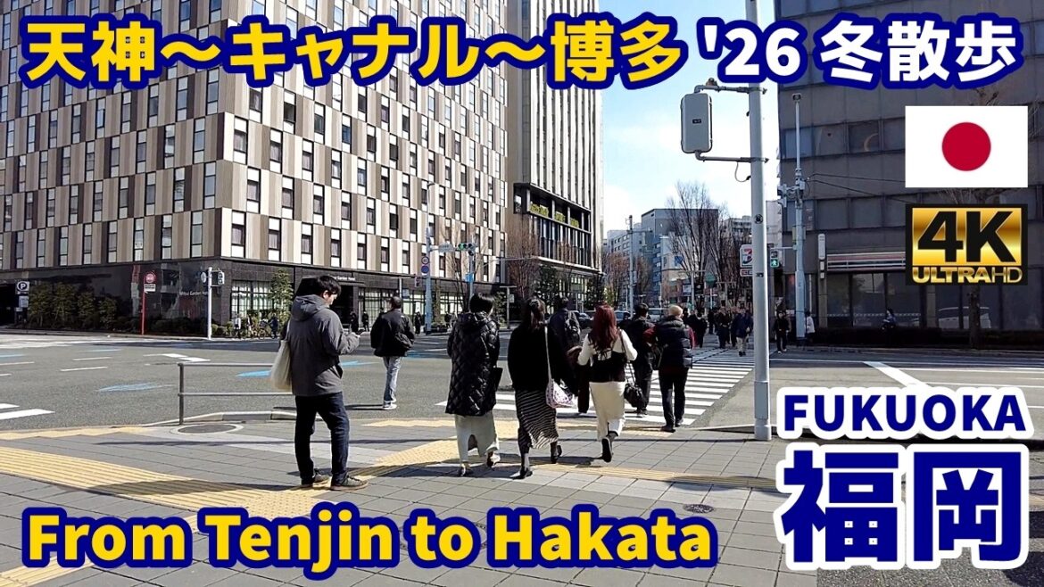 4K【Fukuoka Walking Tour/福岡】24 天神~博多駅 2026冬散歩|From Tenjin to Hakata|Japan|Kyushu|九州|旅行|観光|街歩き 4K【Fukuoka Walking Tour/福岡】24 天神~博多駅 2026冬散歩|From Tenjin to Hakata|Japan|Kyushu|九州|旅行|観光|街歩き