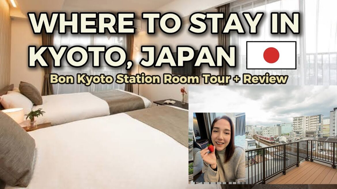 Where to Stay in Kyoto | Bon Kyoto Station Room Tour + Review (Near Aeon Mall & Train Station 🚆) 🇯🇵