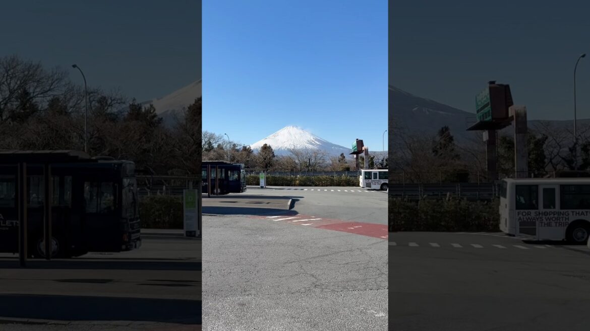 Japan trip Gotemba Premium Outlet Mount Fuji