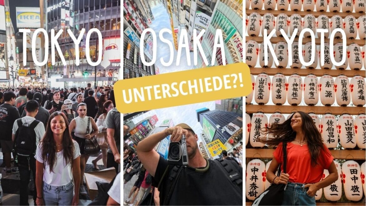 Osaka, Kyoto oder Tokyo? So unterscheiden sich die 3 Städte wirklich • Japan • Vlog 302