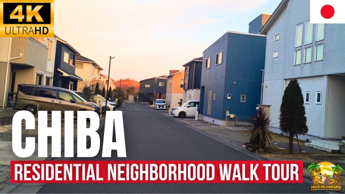 【Japan 4K Walk】Chiba Modern Residential Neighborhood Walking Tour