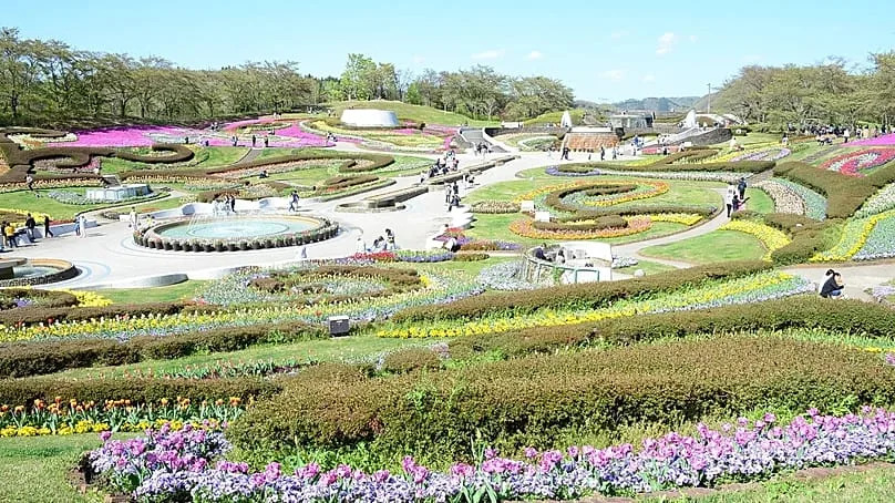 Michinoku Lakeside National Government Park in Tohoku, Japan