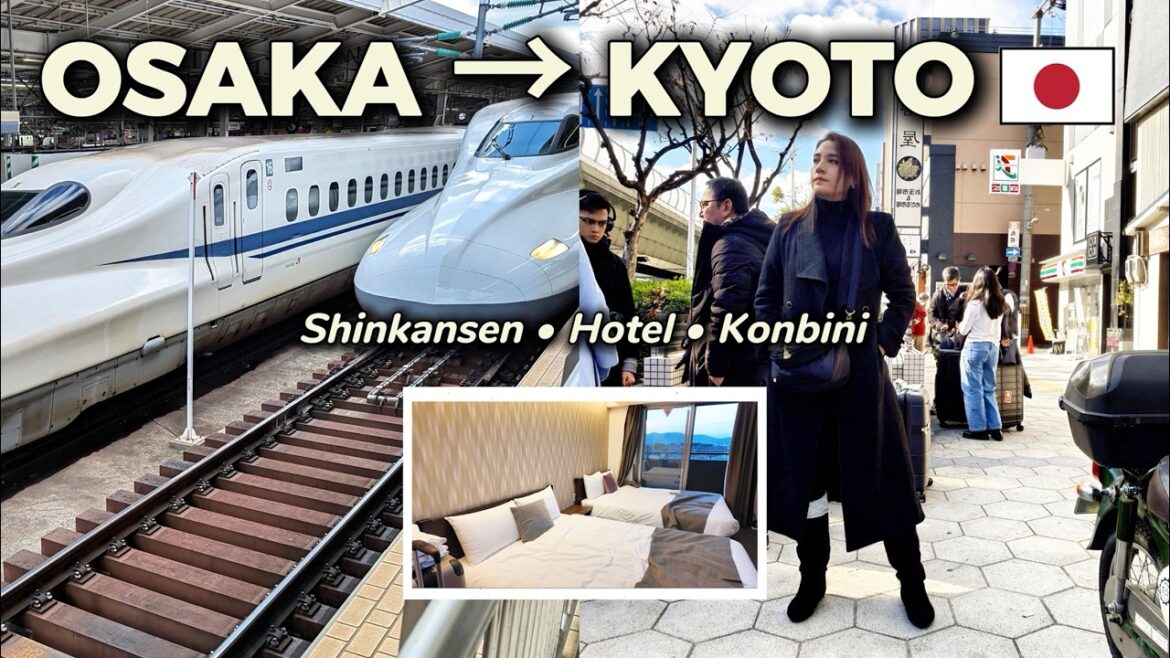 Osaka to Kyoto 🚄 Shinkansen Ride + Bon Kyoto Station Room Tour + How Much We Paid | Japan 2026 Ep.2