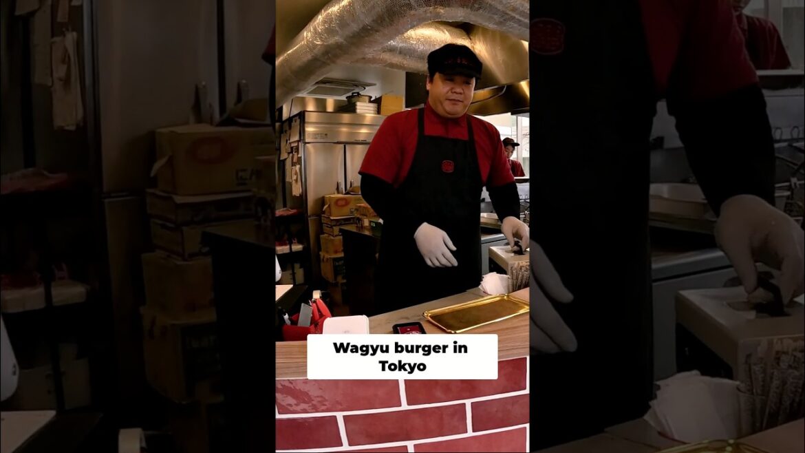 Ordering a Wagyu Burger in Tokyo… The Best Burger in the World?