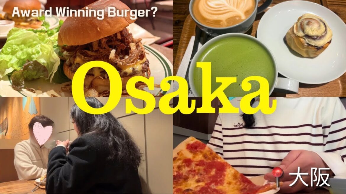 What We Ate in Osaka 🇯🇵 Famous Takoyaki, NY Pizza & Crazy Burgers