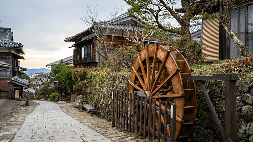Magome-juku is a historic post town on the Nakasendo trail 