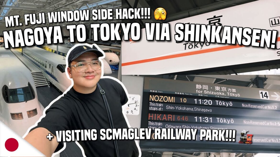 NAGOYA TO TOKYO IN BULLET TRAIN (MT. FUJI WINDOW HACK)!!! 🇯🇵 | Ivan de Guzman