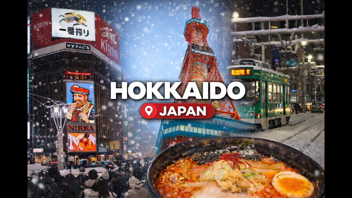 Walking Through Snowy Sapporo | Japan Travel Vlog