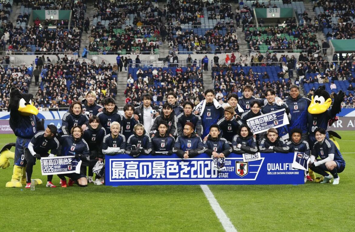 Japan facing Iceland in World Cup send-off match in Tokyo