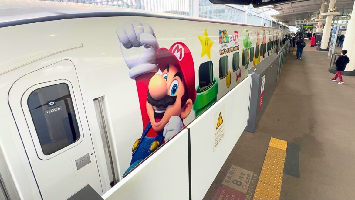 Riding Japan’s Newly Launched Super Mario and Friends Bullet Train 🚄 | Tsubame | Final Collaboration