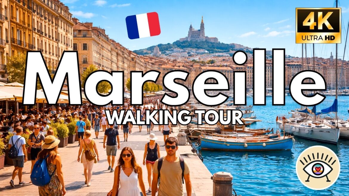 Marsella FRANCIA 🇫🇷 | WALKING TOUR | 3 horas caminando por HISTORIA, ARTE y CURIOSIDADES ✨