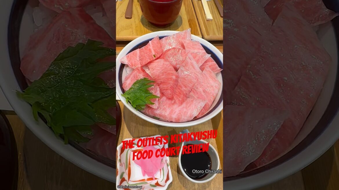 THE OUTLETS KITAKYUSHU FOOD COURT REVIEW @ kyushu Japan 🇯🇵