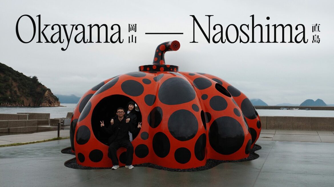 Okayama & Naoshima | Koraku-en, Japan's Art Island - Benesse House Museum, Yayoi Kusama Pumpkin 💛