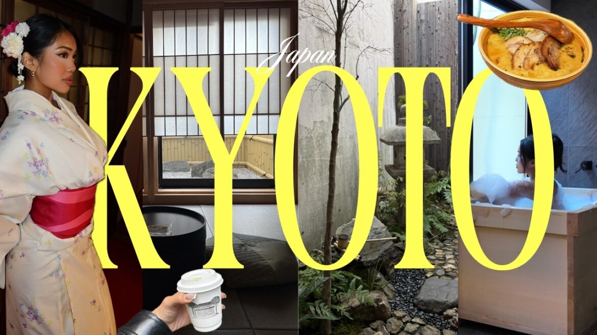 TRAVEL VLOG // KYOTO, JAPAN (Staying in a Ryokan, Matcha Shopping in Uji, Eating the Best Food)