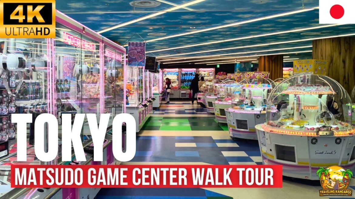 Matsudo Game Center Walking Tour | Chiba Japan 🇯🇵 4K