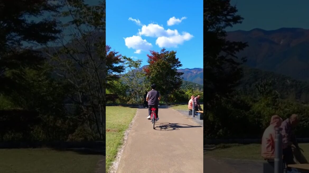 bike riding around lake kawaguchiko | fuji japan