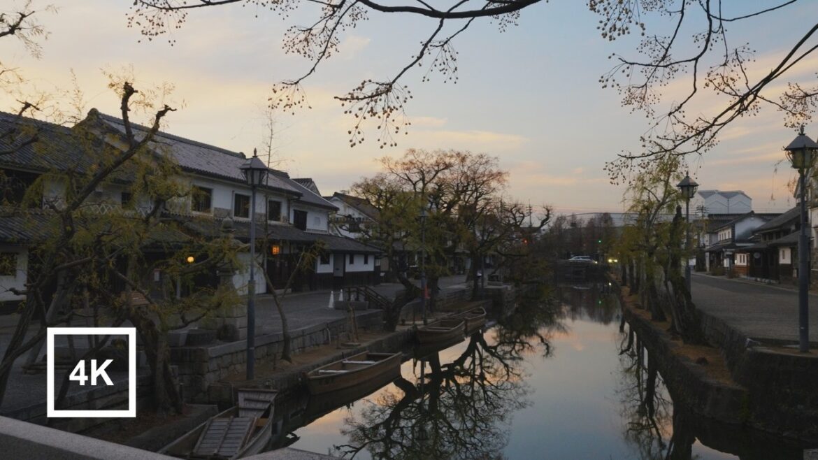 Early Morning Walk in Beautiful Kurashiki, Okayama | Calm Walking tour 倉敷美観地区 Early Morning Walk in Beautiful Kurashiki, Okayama | Calm Walking tour 倉敷美観地区