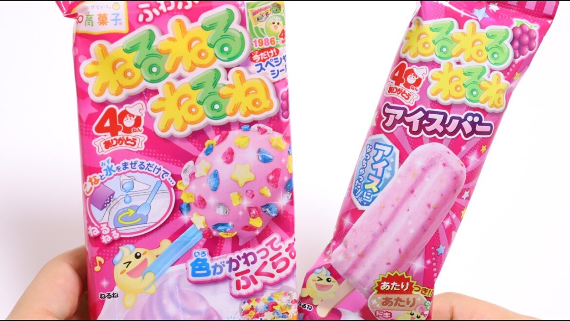 🍬Japanese Popular DIY Candy becomes Ice Cream with a Prize Stick!  ASMR & Unboxing