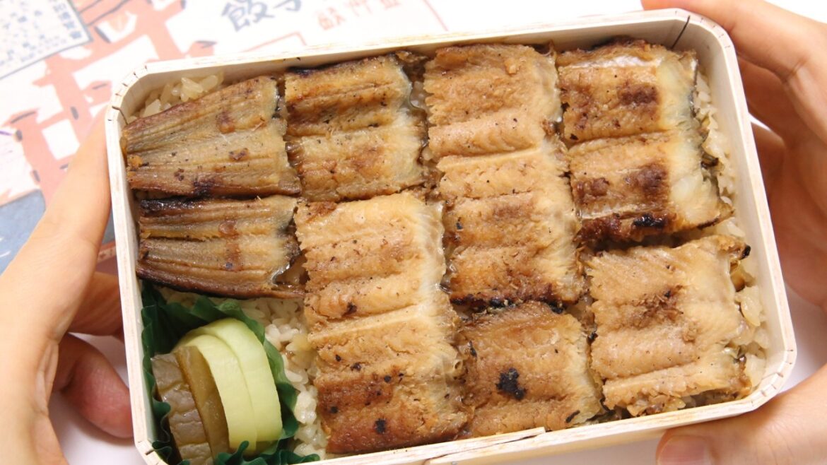 🍱Japanese Traditional Conger Eel Bento Lunch Box and Monaka Clear Soup