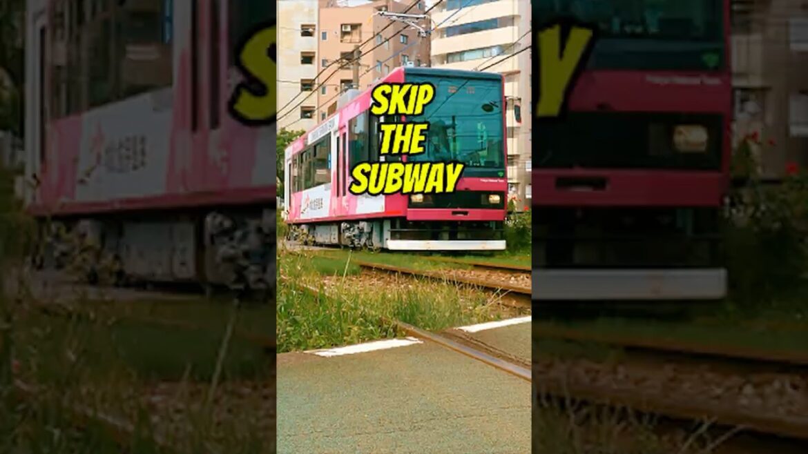 Best Tokyo Travel Hack: Toden Arakawa Line 🚋 #Shorts