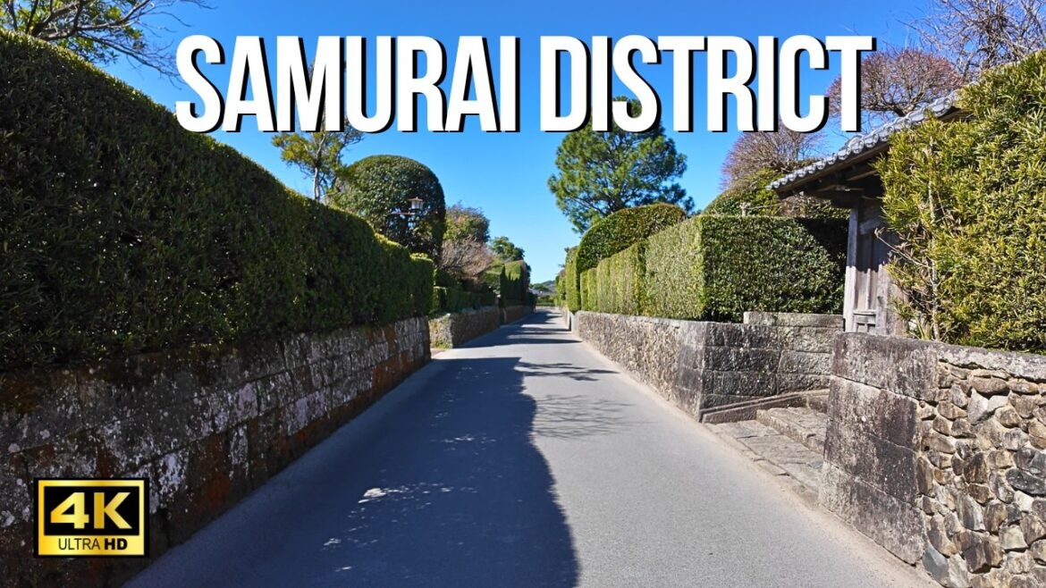 【ASMR】KAGOSHIMA JAPAN 4K Walking Tour - Historic Samurai District & Zen Gardens 【4K HDR】