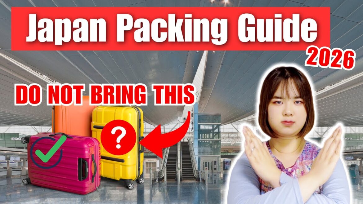 What to Pack for Japan Travel 2026 | 20 First-Timer Mistakes to Avoid