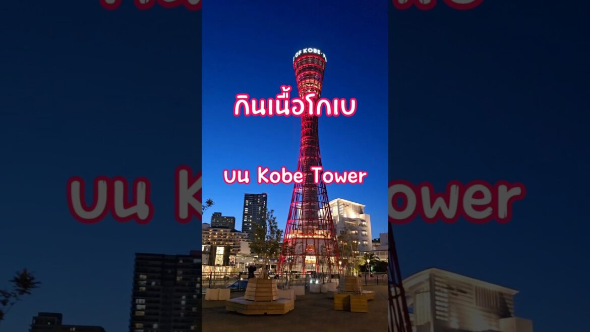 กินเนื้อโกเบ บน โกเบ ทาวเวอร์ #เชียงใหม่แชร์ #Japantrip #kobe #osaka #เที่ยวญี่ปุ่น #เชียงใหม่