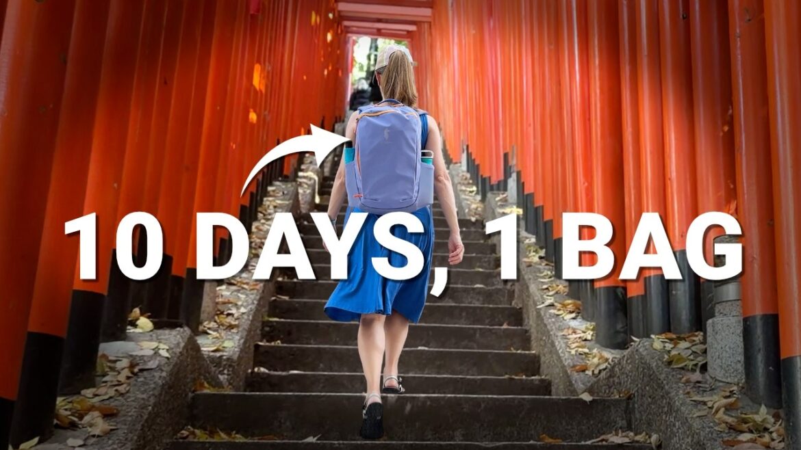 Can I Pack in ONLY This Daypack for 10 Days in Japan?