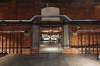 Some classic cars on display are seen in the Chikko Red Brick Warehouse in the city of Osaka's Minato Ward, Feb. 19, 2026. (Mainichi/Masashi Mimura)