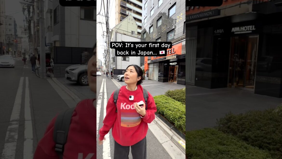 POV: it’s your first day back in Japan.. 🇯🇵