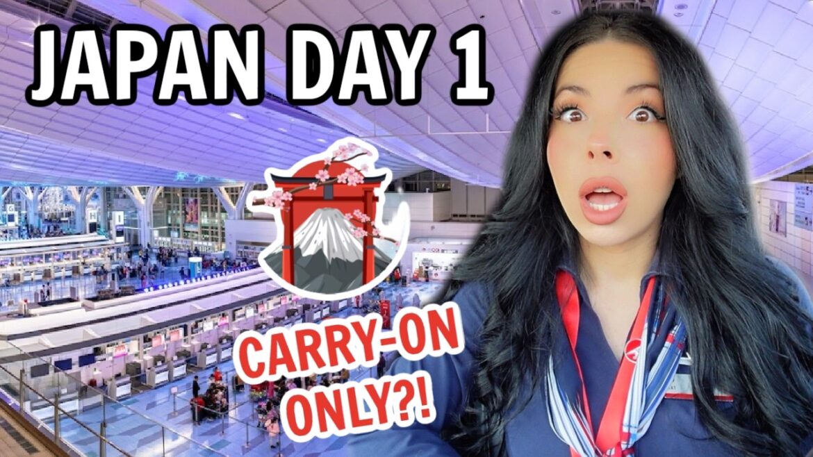 HOW TO PACK CARRY-ON ONLY LIKE A FLIGHT ATTENDANT ✈️ | Japan Day 1 Travel Vlog 🇯🇵 HOW TO PACK CARRY-ON ONLY LIKE A FLIGHT ATTENDANT ✈️ | Japan Day 1 Travel Vlog 🇯🇵
